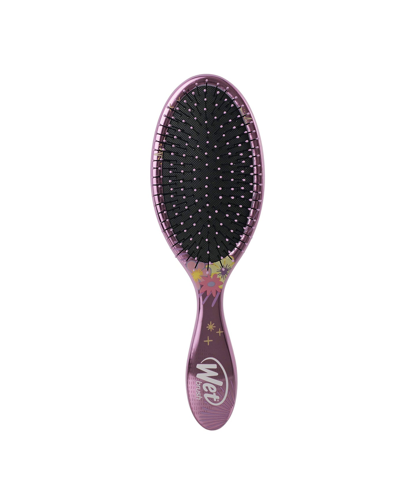 Wet Brush Disney Original Detangler Brush Princess Wholehearted - Tiana, Light Purple - All Hair Types - Ultra-Soft IntelliFlex Bristles Glide Through Tangles with Ease