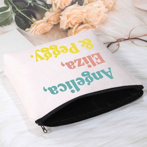 POFULL Musical Theater Lover Gift Musical Sisters Merchandise Theater Fans Gift Work Cosmetic Bag