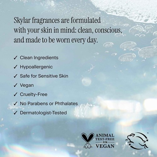 Skylar Salt Air Eau de Parfum - Hypoallergenic & Clean Perfume for Women & Men, Vegan & Safe for Sensitive Skin - Fresh Perfume with Notes of Driftwood, Sea Salt & Seaweed - 10mL /0.33 Fl oz