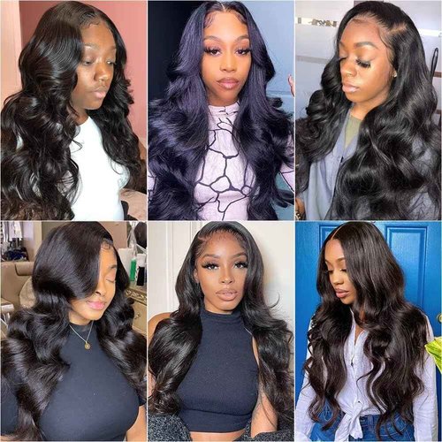 MSGEM 15A Body Wave Bundles Human Hair Brazilian Body Wave Human Hair Weave 1 bundle 18 Inch 100% Unprocessed Virgin Human Hair Extensions for Black Women Natural Color