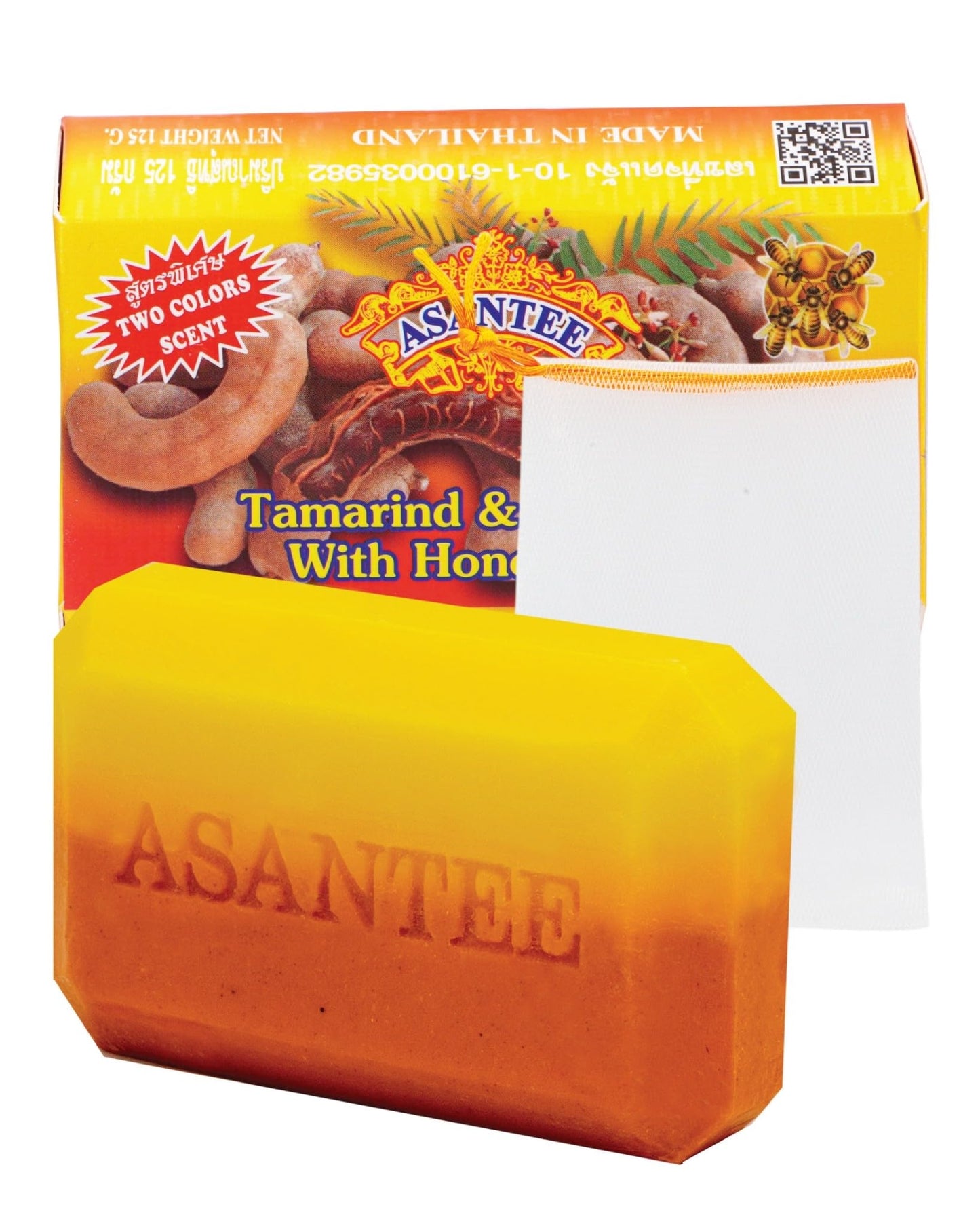 ASANTEE Tamarind and Turmeric with Honey Cleansing Soap Pack of 6