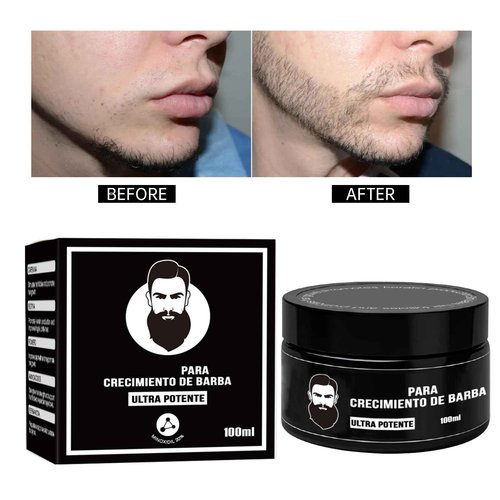 New Apolo Para Barba, Apolo Ultra Potente Estimulante De Barba, Balsamo Para Crecimiento De Barba Para Hombre,Beard Balm for Men's Beard Growth, Moisturizes & Strengthens 100 ml / 3.5 oz (2PC)