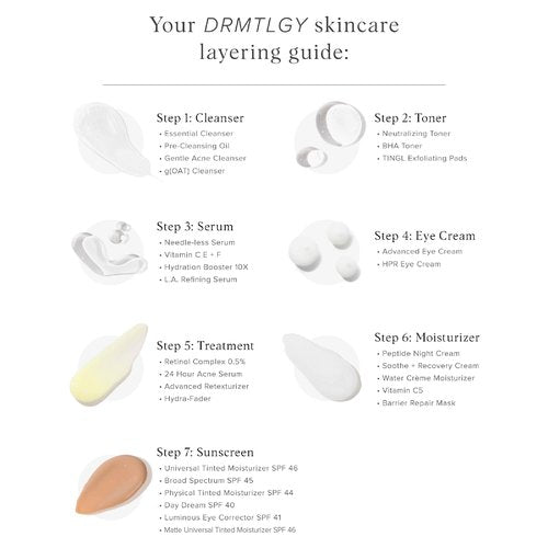 DRMTLGY Anti-Aging Clear Face Sunscreen SPF 45 – Oil-Free Zinc Oxide Sunscreen & Face Moisturizer for Sensitive & Acne-Prone Skin – Lightweight Makeup & Skin Care – FSA HSA Eligible (1.7 oz)