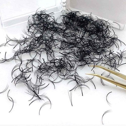 1000Fans Premade Fans Eyelashes Loose Lashes Premade 3D Fan/C-Curl/Thickness 0.07 mm/Eyelash Extension Volume Lash Fans (1000Fans, 14)