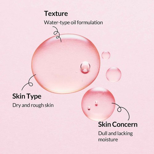 Whamisa Organic Flowers Facial Oil Deep Rich, Hydrating Watery Formula with Fermented Ingredients & Postbiotics, Nourishing, Glowing Hydration (32ml)