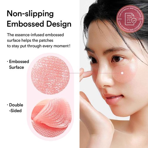 Abib PDRN & Collagen Eye Patch (60ea) Duo: Korean Under Eye Patches for Puffy and Dark Circles, Korean Skin Care Set
