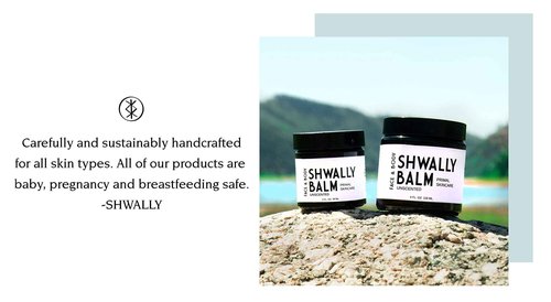 Shwally Primal Beauty Squalane Face Balm, Paleo and Non-comodegenic, The West Coast Original, With Squalane and Calendula Flower, Unscented