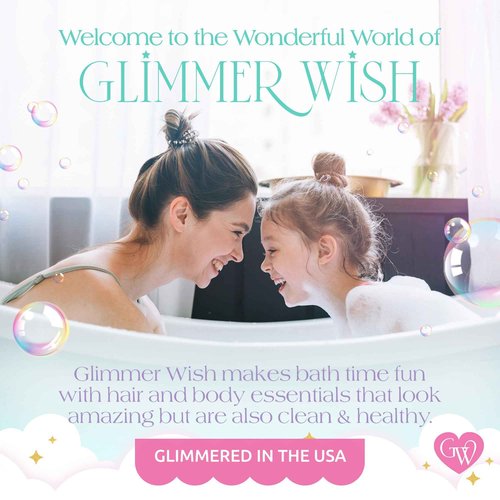 Glimmer Wish Unicorn Hair Detangler Brush for Kids – Gentle & Soft Bristles for Tangle-Free Locks – Anti-Frizz & Anti-Static – Hairbrush for Wet or Dry Use, Hair Brush for Girls and Women