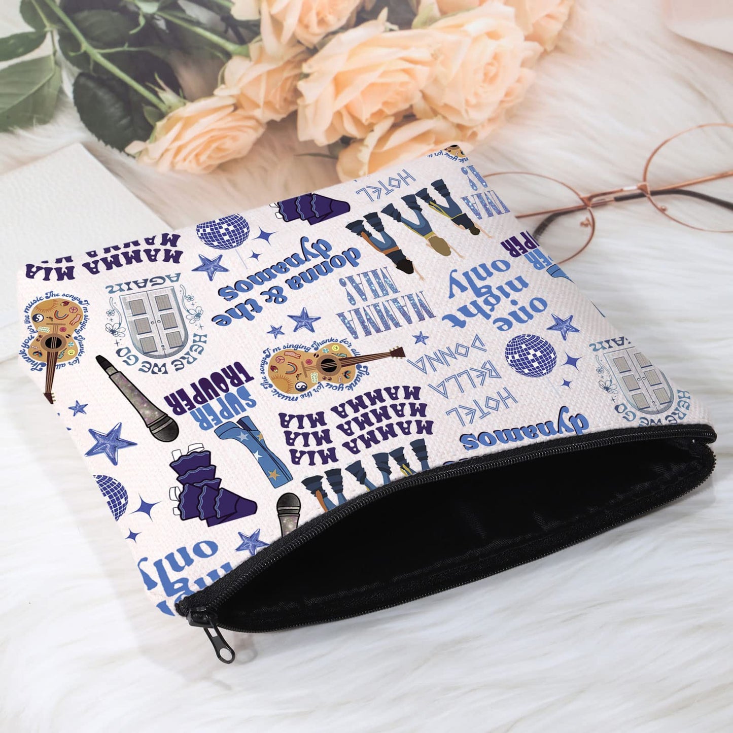 POFULL Mamma Music Inspired Gift Cosmetic Bag(Mamma Cosmetic Bag)