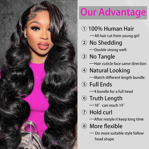 20 Inch Bundles Human Hair 12A Brazilian Body Wave Bundles Natural Black Body Wave Bundles Human Hair Extensions Full And Thick