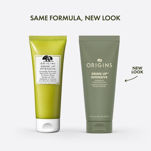 Origins Drink Up Intensive Overnight Hydrating Face Mask | Hydrates for 72 Hours | With Niacinamide, Hyaluronic Acid, & Avocado Butter | Travel Size, 1 Fl Oz