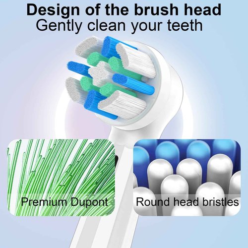 8PCS iO Replacement Heads Compatible with Oral B IO 2/3/4/5/6/7/8/9/10 Series Electric Toothbrush,Compatible with Oral B io Series Toothbrush Heads with Medium Bristles
