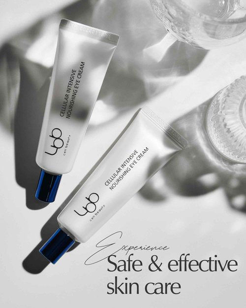 LBB Cellular Intensive Nourishing Eye Cream - Vegan Eye Lifting Treatment - Improves Wrinkles, Anti Aging, Nourishing - Tangerine Cellular Water, Shea Butter, Vitamin E, 0.5 oz.
