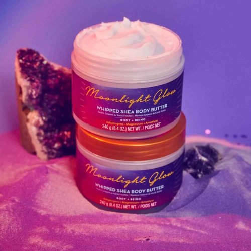 Tree Hut Moonlight Glow Whipped Shea Body Butter - Body + Being - 8.4 ounces
