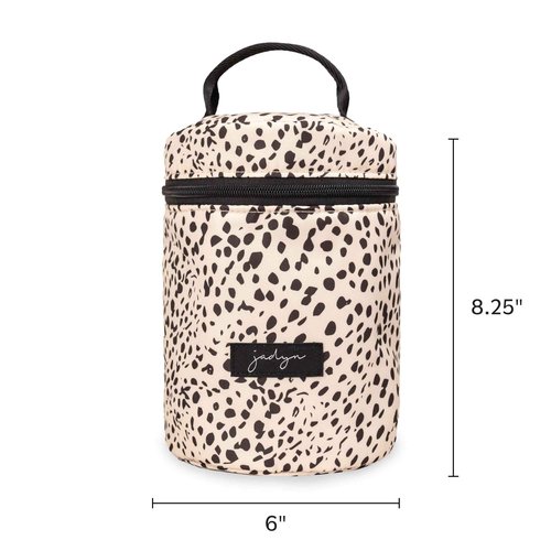 Jadyn Cosmetic Zip Makeup Bag, Tavel Cosmetic Pouch for Toiletries, Make Up, and Accessories, Water Resistant Travel Makeup Bags for Women, Designs (Cheetah Spot)