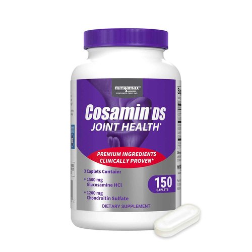 Nutramax Laboratories Cosamin® DS Joint Health Supplement with Glucosamine & Chondroitin for Adult Men & Women, Joint Supplement, 150 Caplets