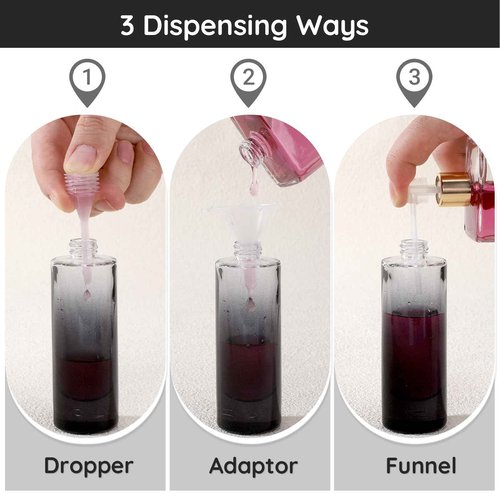 Segbeauty 1oz Refillable Atomizer Sprayer For Perfume, 2pcs Glass Spray Bottle, 30ml Travel Size Empty Bottles, Fine Mist Sprayer for Cologne, Travel Sample Bottle Perfume Making Kit with Refill Tool