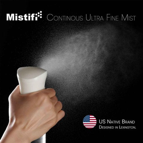 Mistifi Continuous Ultra Fine Mist Spray Bottle – Refillable Water Mister for Hair, Hairstyling, Barber, Salon, Plants, Cleaning, Skincare (200ml 1Pc, Transparent bottle)