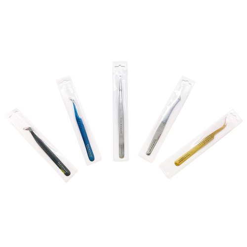 Tool Alement Canadian Stainless Steel 14cm Point Straight Eyelash Tweezers M-PK14-8003