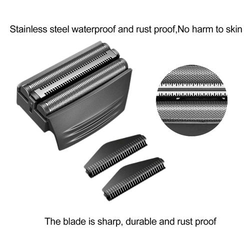 2 PACK BLACKShaver Replacement Foil Compatible with Remington TITANIUM-X Flex & Pivot Foil and Cutter F5800 & F7800,Shaver heads Fit for Remington F4900,F5800,F7800