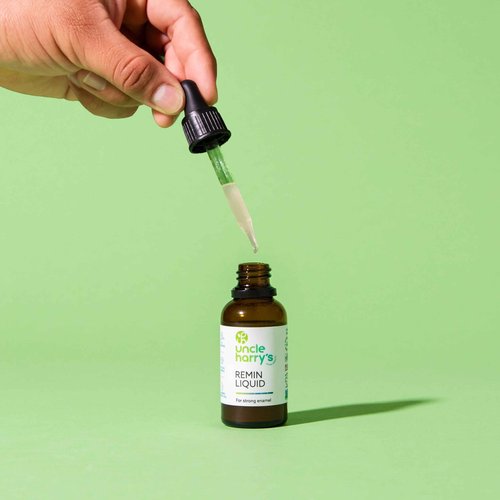 Uncle Harry's Natural & Fluoride-Free Remineralization Liquid for Tooth Enamel - Freshens Breath & Strengthens Teeth (2 Pack, 1 oz.)