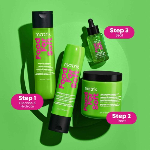 MATRIX Food For Soft Hydrating Conditioner For Dry and Brittle Damaged Hair - Moisturizes, Softens & Smooths, With Avocado Oil & Hyaluronic Acid, Vegan, 10.1 Fl Oz
