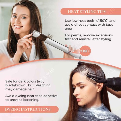 MEI YUAN LIN tape hair extensions real human hair 16 Inch Color 18 Ash Blonde and 613 Light Blonde Invisible Tape Ins PU weft 50Grams 20Pcs Silky Straight