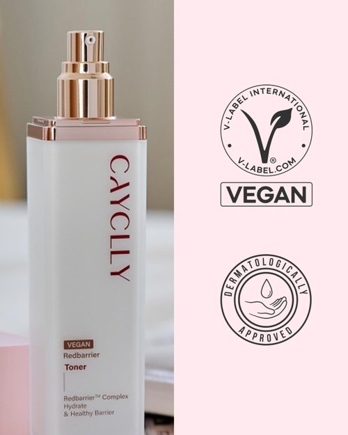 Cayclly Redbarrier Hydrating Toner | Vegan Face Toner with Peptides, Ceramide & Niacinamide for Skin Barrier Repair & Anti-Aging | Korean Skincare for Stressed, Sensitive & Dry Skin, 5.07 fl. oz.
