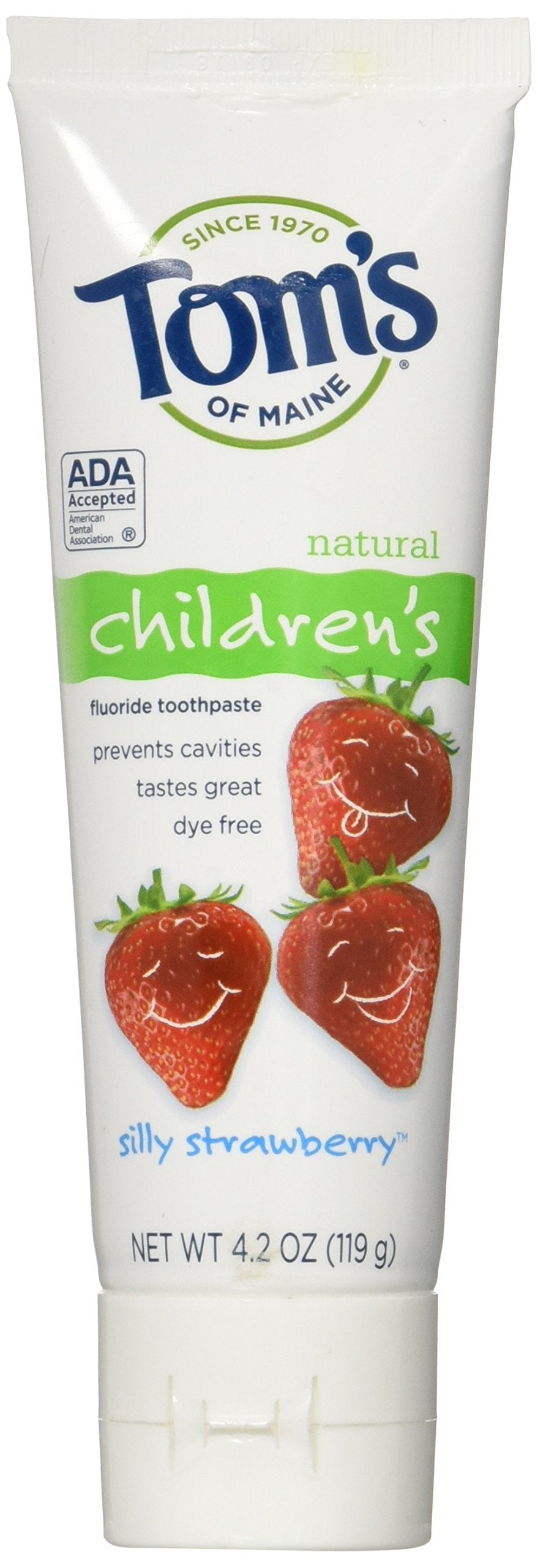 Tom's of Maine Anticavity Fluoride Children's Toothpaste - 4.2 oz - Silly Strawberry