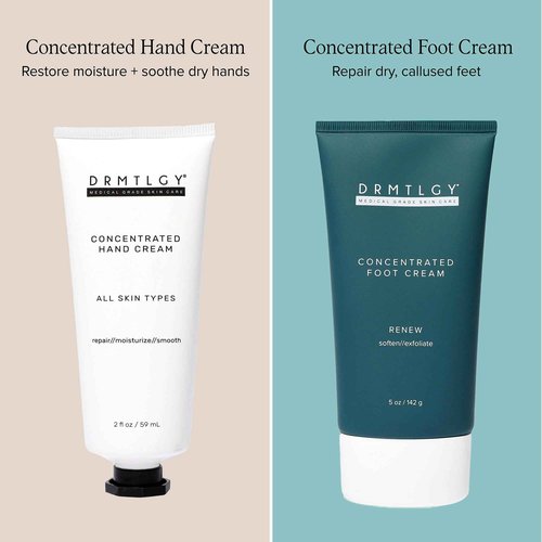 DRMTLGY Concentrated Foot Cream for Dry Cracked Heels - Heel Cream & Foot Lotion for Dry Cracked Feet -Dry Feet Treatment for Women & Men