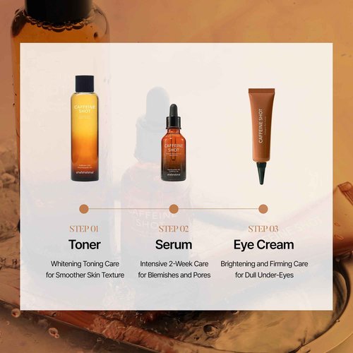 shaishaishai 20,000 PPM CAFFEINE SHOT Collagen Eye Cream with Niacinamide for Firming Under Eyes, Dark Spots, Puffy Eye Bags, Fine Lines, Anti-Aging Eye Cream, Korean Skin Care, 1.05 oz