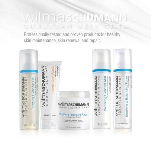 WILMA SCHUMANN Purifying Face Cleanser Gel, Daily Face Wash, Facial Cleanser for Acne, 7 oz