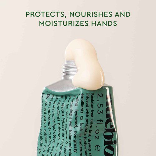Nuebiome Amaretto Hand Cream, Hand Cream for Women & Men, Lightweight, Fast Drying & Residue-free; 75 mL, Paraben, Cruelty-free & Vegan
