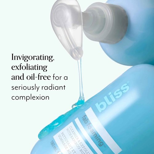 Bliss Hydration Duo: Drench & Quench Hyaluronic Acid Facial Serum + Fab Foaming 2-in-1 Cleanser - Clean, Vegan, & Cruelty-Free Skincare