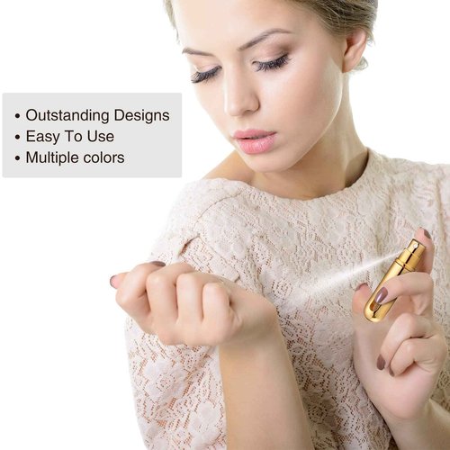 Remerry 30 Pcs 5ml Refillable Perfume Atomizer Mini Refillable Spray Bottle with 10 Refill Dispenser Pump Transfer Tool Portable Small Plastic Scent Pump Bottle for Travel Outgoing(Multi Colors)