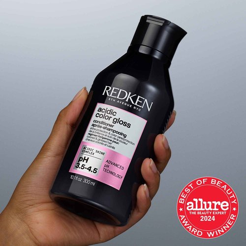Redken Acidic Color Gloss Conditioner - Protects Vibrancy, Salon-Grade Hair Shine, For Color-Treated Hair, 10.1 Fl Oz