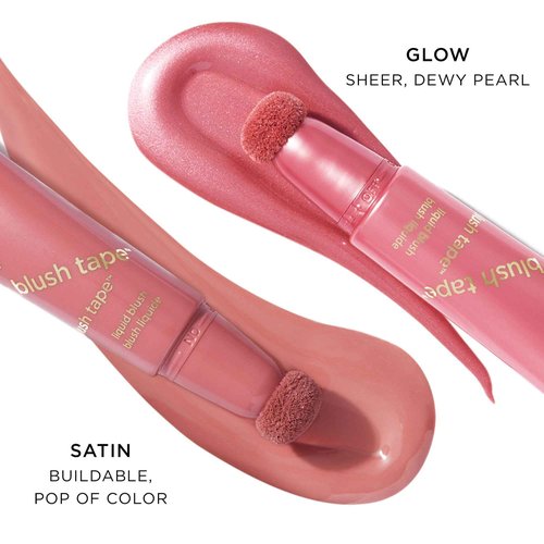 tarte blush tape liquid blush – Buildable Cream Blush Makeup, Lightweight Formula, Blurs appearance for Radiant Cheek Glow, Vegan & Cruelty Free