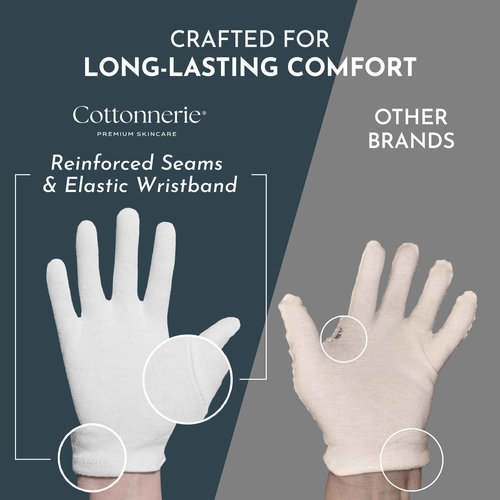 7 Pairs Cottonnerie Cotton Gloves for Dry Hands Sleeping, Moisturizing Gloves Overnight, Hand Moisturizer Gloves, Moisture Gloves for Dry Hands Overnight, Sleeping Eczema Gloves, Kids,Pink