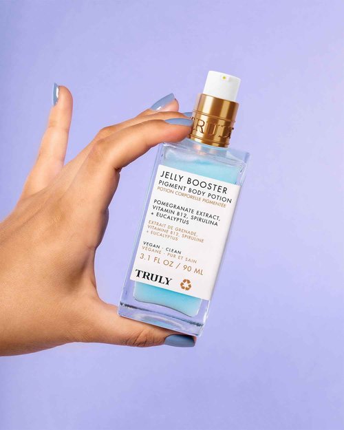 Truly Beauty Jelly Booster Pigment Treatment Body Potion Scar Treatment - Fast Absorbing Acne Scar for Face And Body - Scar Removal Ointment - Lightweight Scar Serum for Everyday Use 3.1 OZ