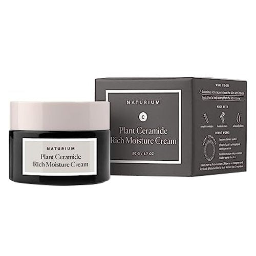 Naturium Plant Ceramide Rich Moisture Cream, Hydrating & Anti-Aging Skincare, 1.7 oz