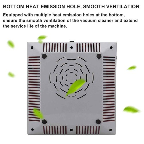 Nail Vacuum Cleaner 80W Nail Dust Collector Machine with Reusable Filter Strong Suction Nail Art Vacuum Cleaner Manicure Tool for Acrylic Gel Poly Nails Polishing Filing