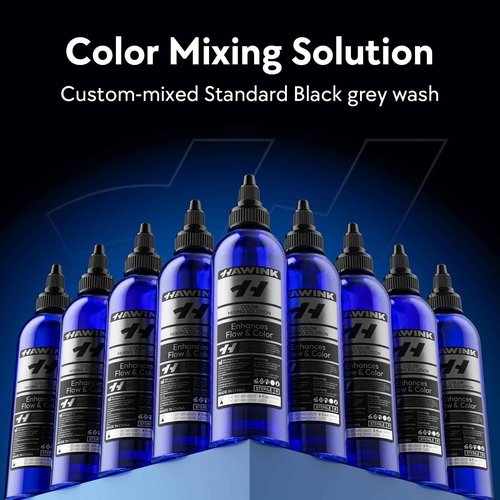 Tattoo Ink Color Mixing Solution, 2PCS Cool-Toned Shading Solution 8OZ and Color Mixing Solution 8OZ Premium Shading Solution Tattoo for Artists TS701-240KIT
