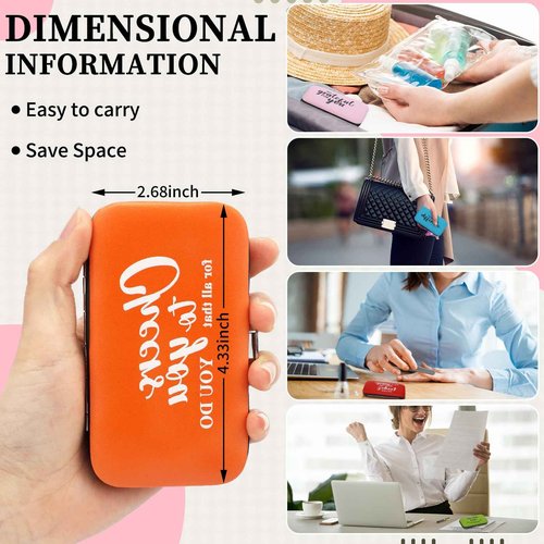 Gisafai 12 Set Employee Appreciation Inspirational Gift Set for Women Thank You Inspirational Manicure Nail Clipper Bulk for Employees Teachers Office Coworkers Nurse