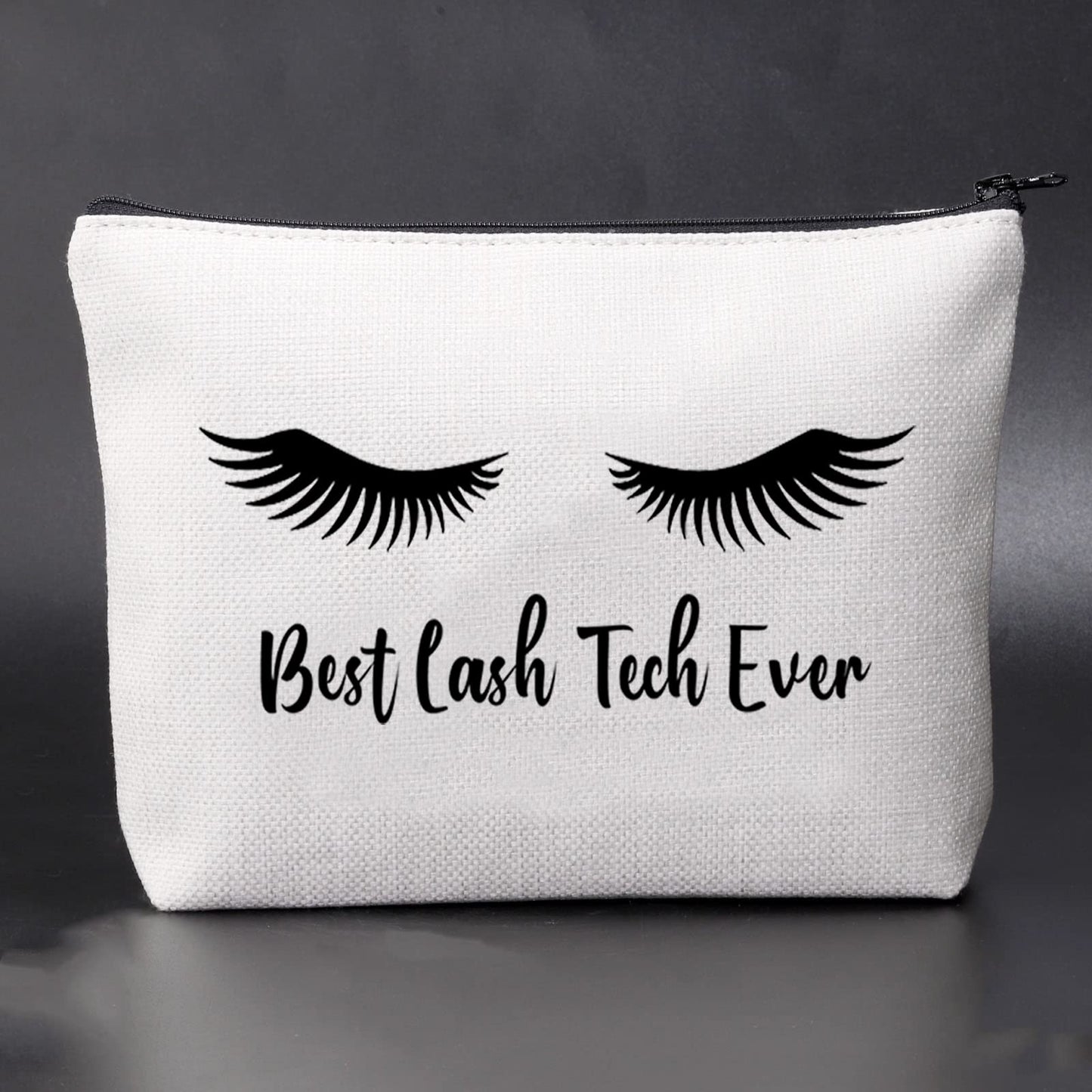 JNIAP Lash Tech Gift For Women Lash Artist Eyelash Cosmetic Bag Estheticians Beautician Graduation Gift Lash Technician Travel Makeup Bag Appreciation Birthday Gifts For Lash Tech Zipper Pouch