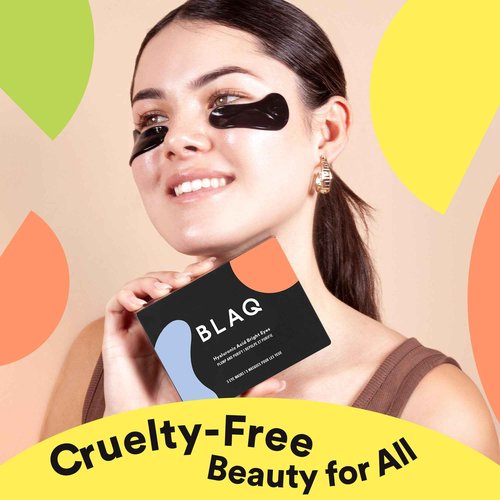 BLAQ Award Winning Eye Patches for under eye Dark Circles, Wrinkles and Puffiness. Hydrating and Cooling with detoxifying Charcoal, Dermatologically Tested, Vegan, Hyaluronic Acid, 5-Pairs