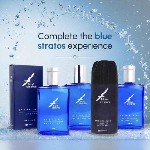 Blue Stratos 100ml Aftershave