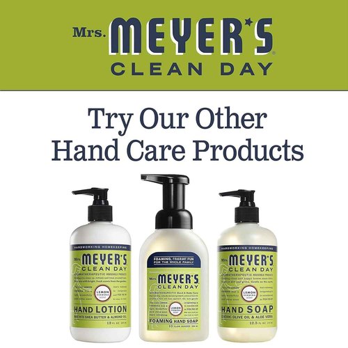 Mrs. Meyer's Lemon Verbena Liquid Hand Soap, Cruelty-Free and Hand Wash Formula Made with Essential Oils,16 oz. (Pack of 2)