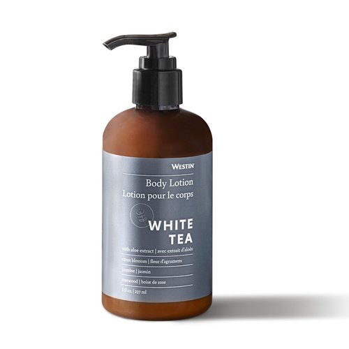 Westin White Tea Aloe Lotion & Liquid Hand Soap - Signature Hotel White Tea Scent - Aromatherapy - 8oz Bottles