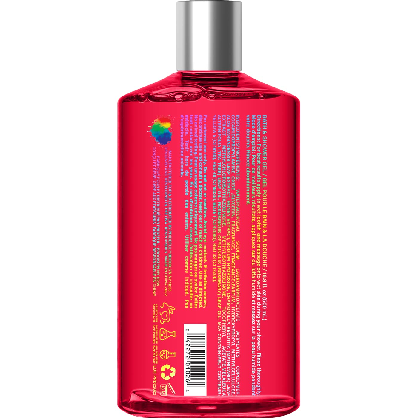 Prideful Scented Bath & Shower Gel 16.9 oz (Bergamot & Coriander)