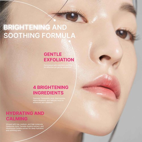 Healic Toning Active Pad – Dual-Textured Toner Pads for Brightening, Hydrating, and Soothing with Tranexamic Acid & Hyaluronic Acid – Gentle for Sensitive Skin, Korean Skin Care, Vegan, 70 Pads